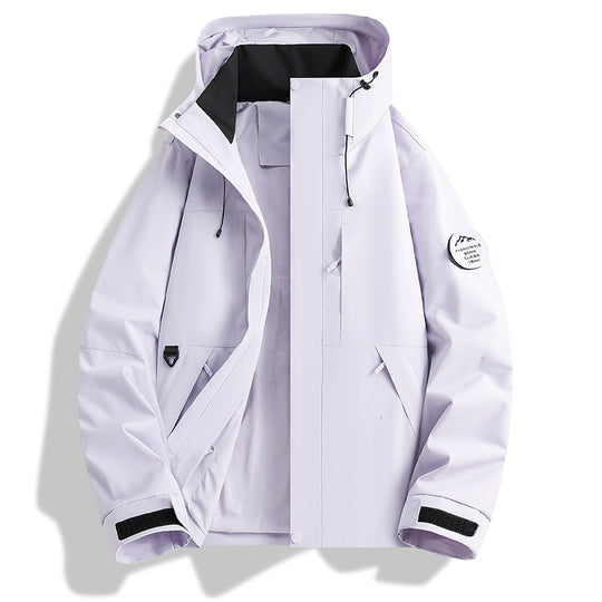 Herren Wasser- und Winddichte Softshell-Outdoorjacke mit verstellbarer Kapuze Shop Nory
