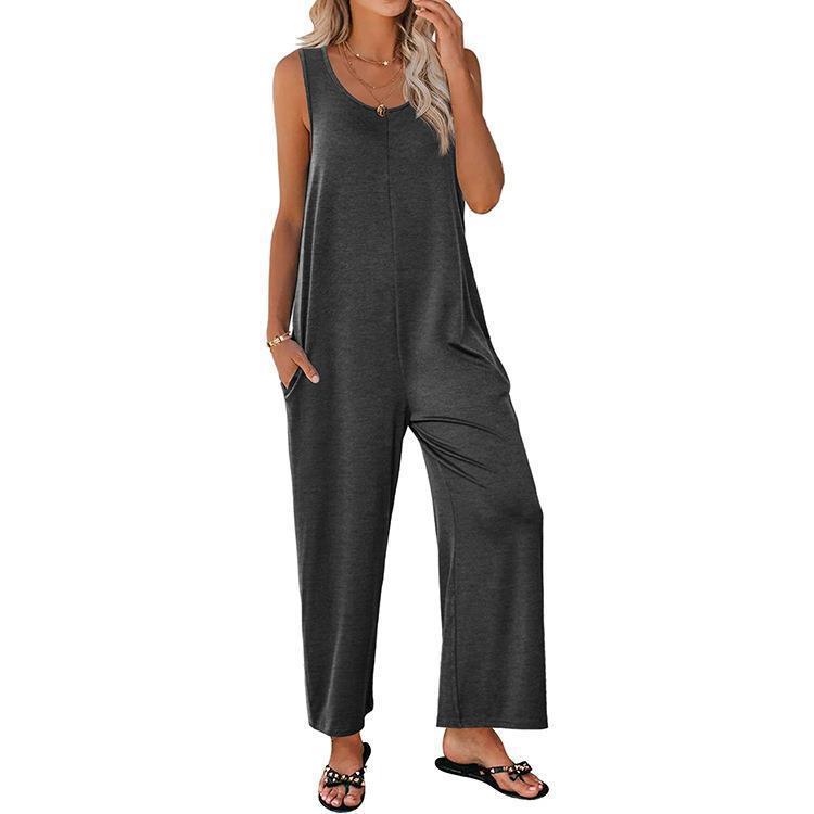 Damen Overall mit weit geschnittenem Bein