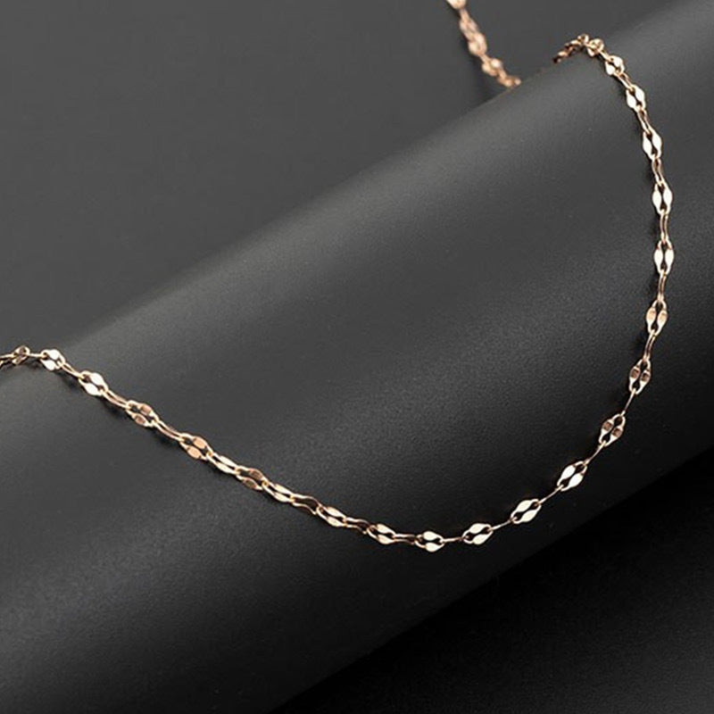 Damen Vergoldete Gliederkette Halskette Shop Nory