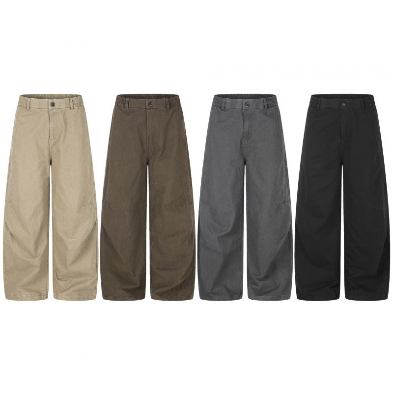 Damen Weite Culotte-Hose mit hohem Bund, elastischem Einsatz und Utility‑Nähten Shop Nory
