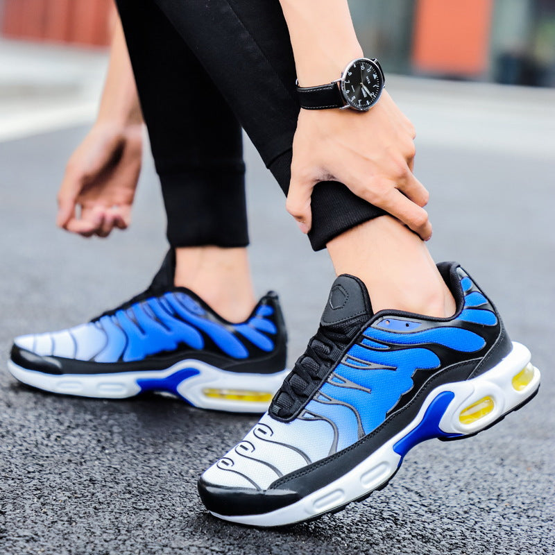 Herren Atmungsaktive Laufschuhe mit Luftkissen-Dämpfung und futuristischem Wellen-Design Shopy Nory