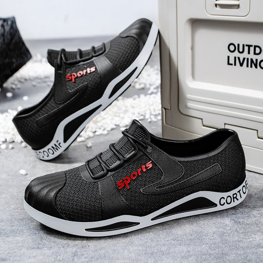 Herren Atmungsaktive Slip-On Freizeitsneaker mit verstärkter Zehenschutzkappe Shop Nory