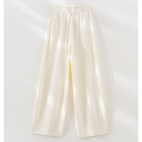 Damen Weite Loungehose mit elastischem Bund, Kordelzug und seitlichen Eingrifftaschen Shop Nory