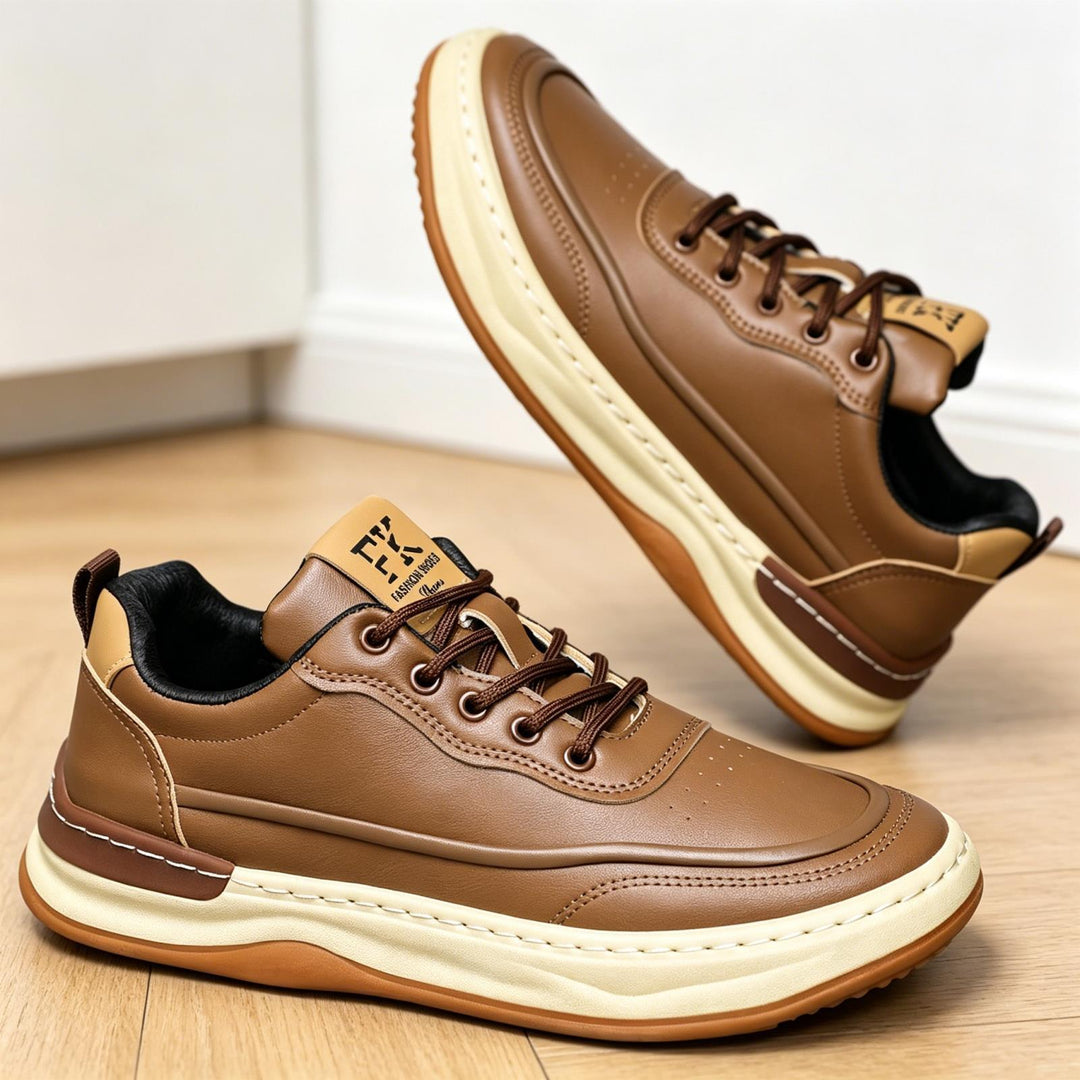 Herren Sportliche Leder Sneaker Shop Nory