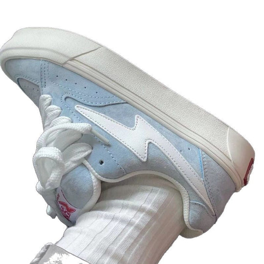 Damen lässige Sneaker aus hochwertigem Wildleder mit dämpfender Sohle Shopnory
