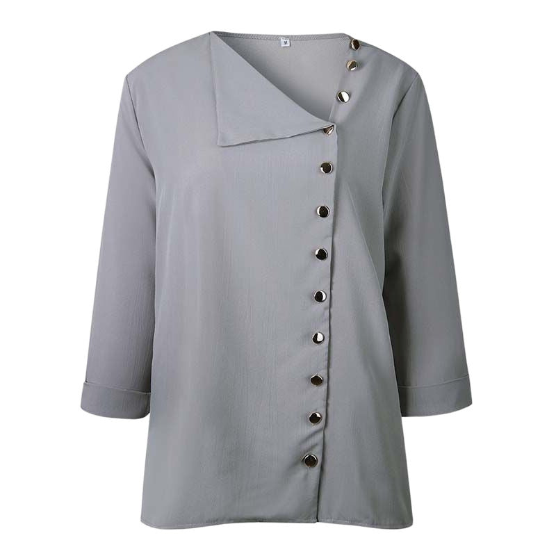 Damen Button-Up Relaxed Fit Bluse