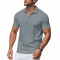 Herren Poloshirt mit modernem Kragen und feuchtigkeitsregulierender Technologie