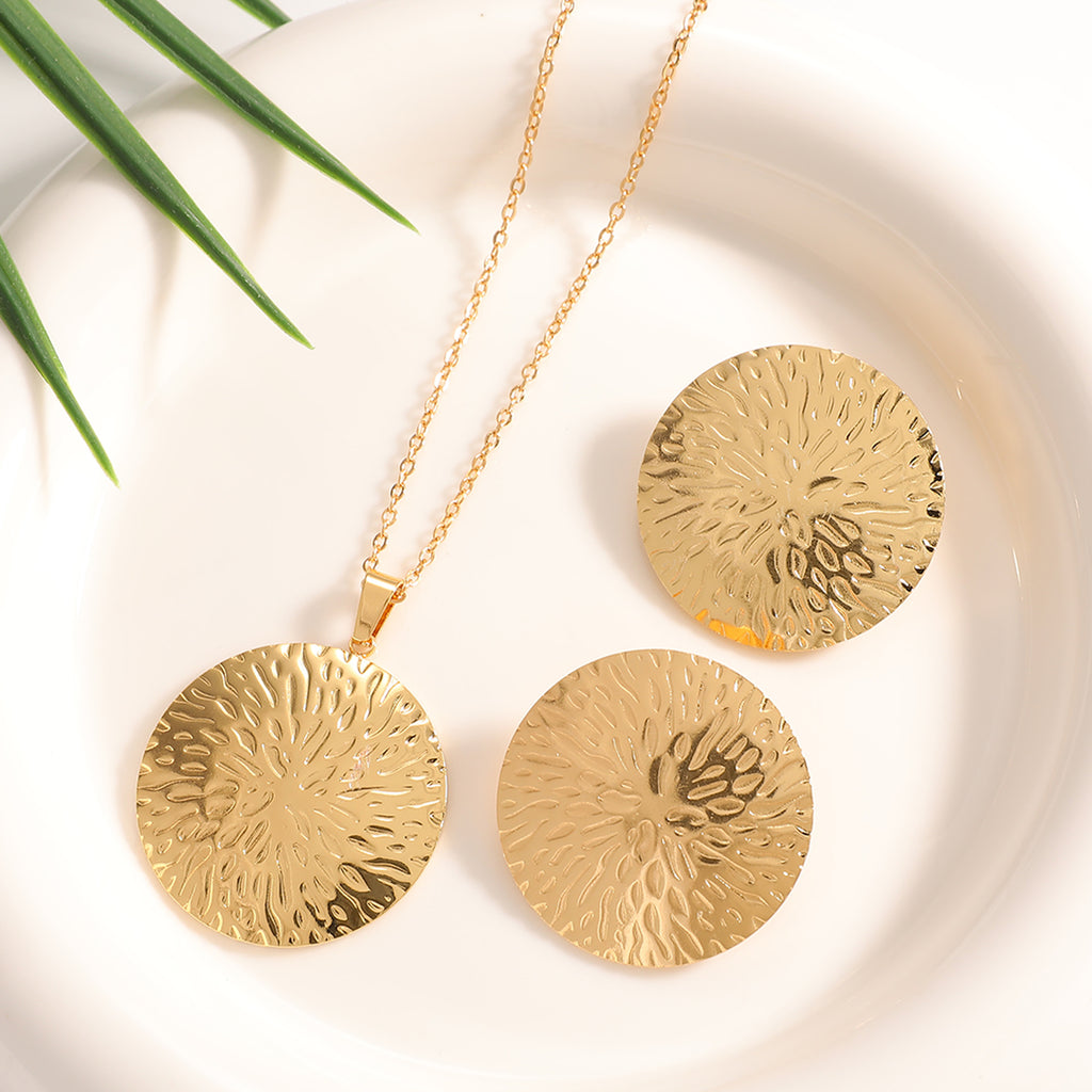 Damen Schmuckset mit filigranem Blattdesign Shop Nory