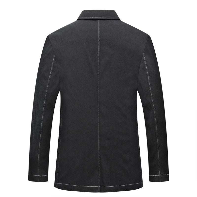 Herren Sakko im Casual‑Look mit Kontrastnähten und aufgesetzten Taschen Shop Nory