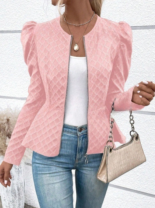 Damen modischer Blazer mit Puffärmeln