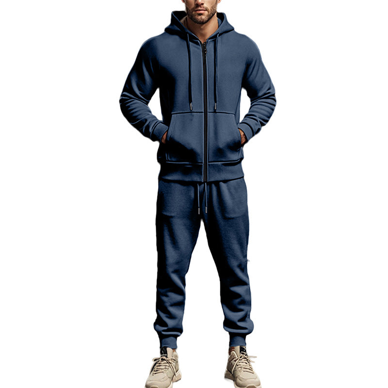Herren Komplettes Sweatset mit Reißverschluss-Hoodie und tapered Jogginghose Shop Nory
