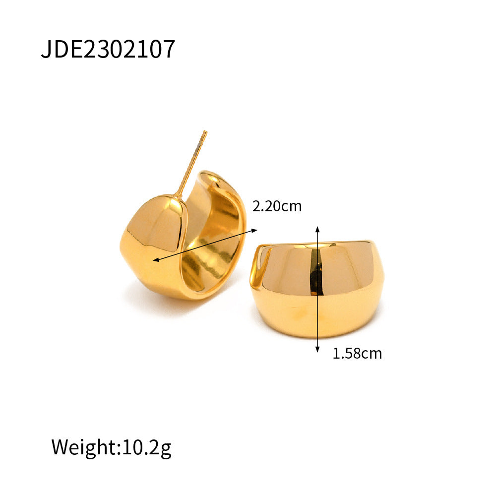 Damen Edelstahl Ohrstecker mit elegantem Tropfendesign Shop Nory