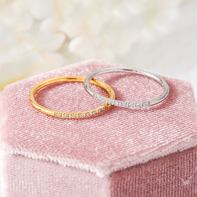 Damen eleganter und funkelnder Ring mit Zirkonia Shop Nory