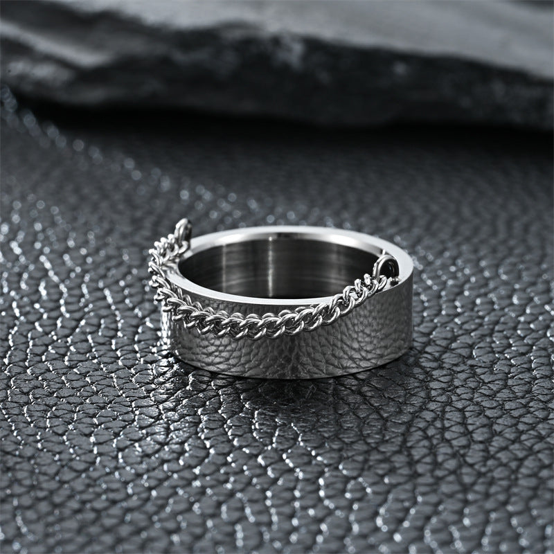 Herren Ring mit innovativem Kettenanhänger Shop Nory