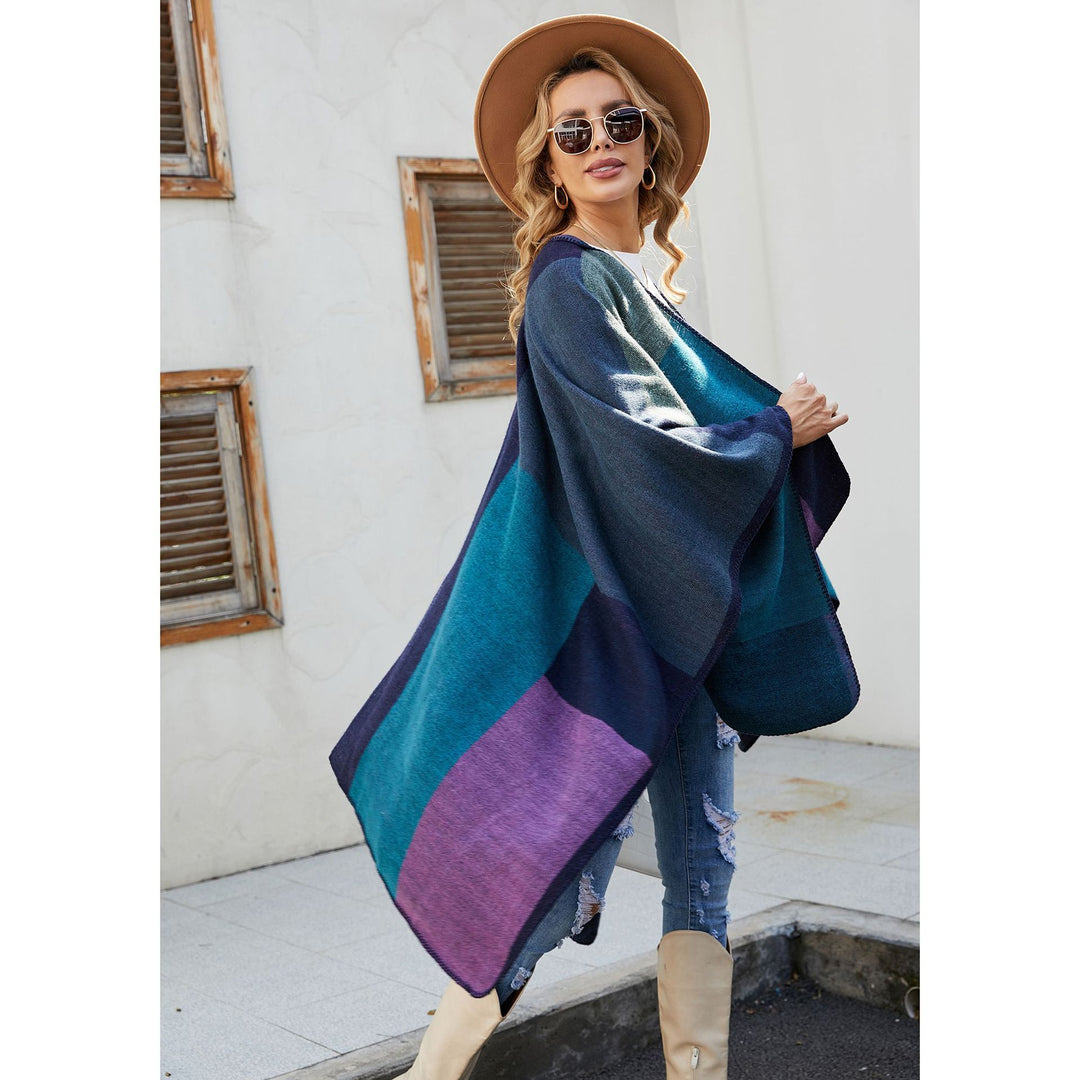 Damen Jacquard Poncho mit Paisley‑Muster Shop Nory