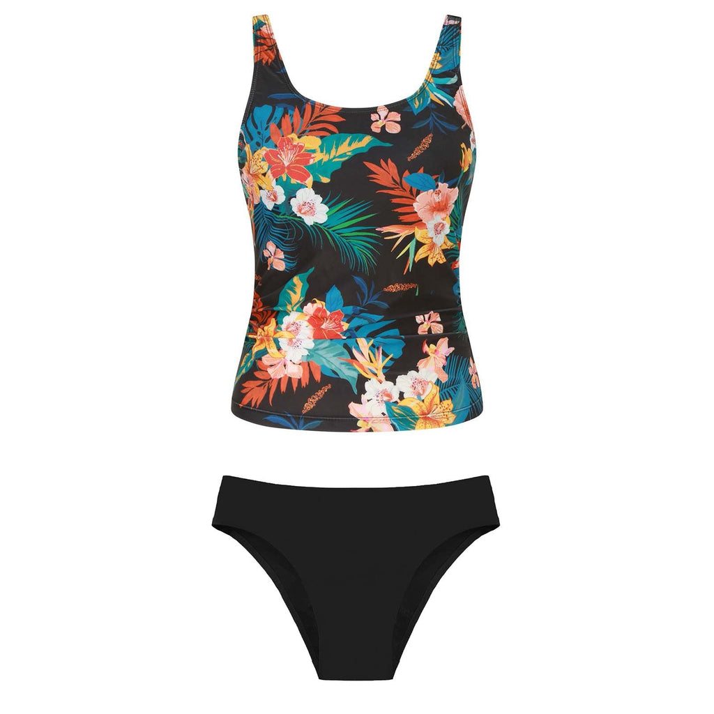Damen Bikiniset mit floralem Oberteil und klassischem Unterteil