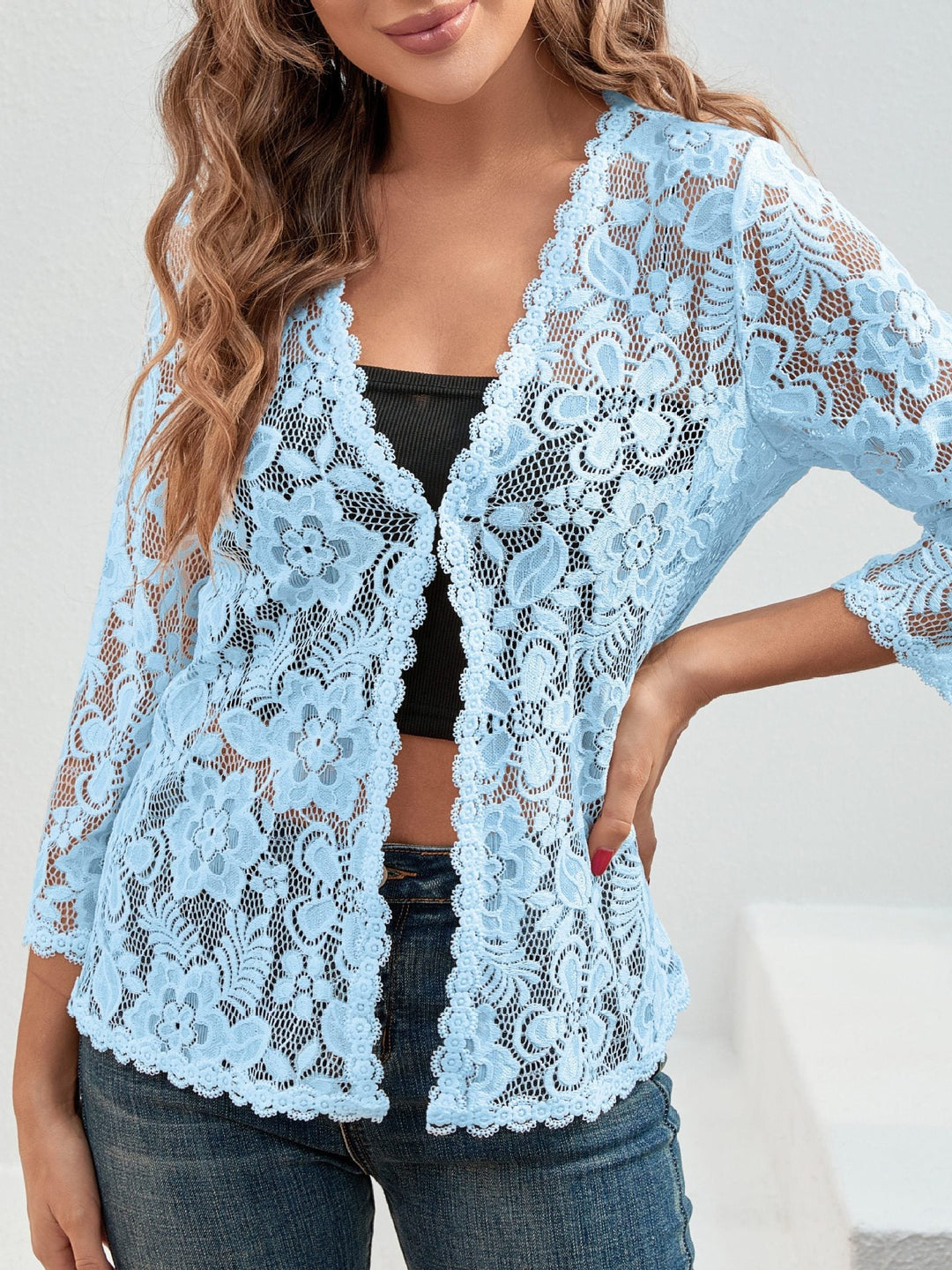 Eleganter Blazer mit Spitze