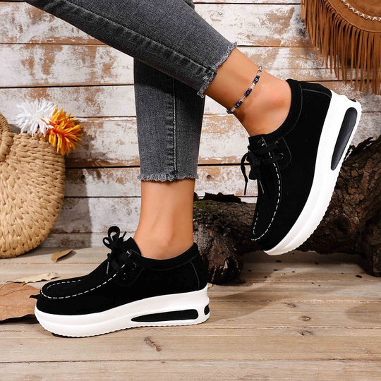 Damen Keil-Sneaker im Mokassin-Stil mit dämpfender Luftkissen-Plateausohle Shop Nory