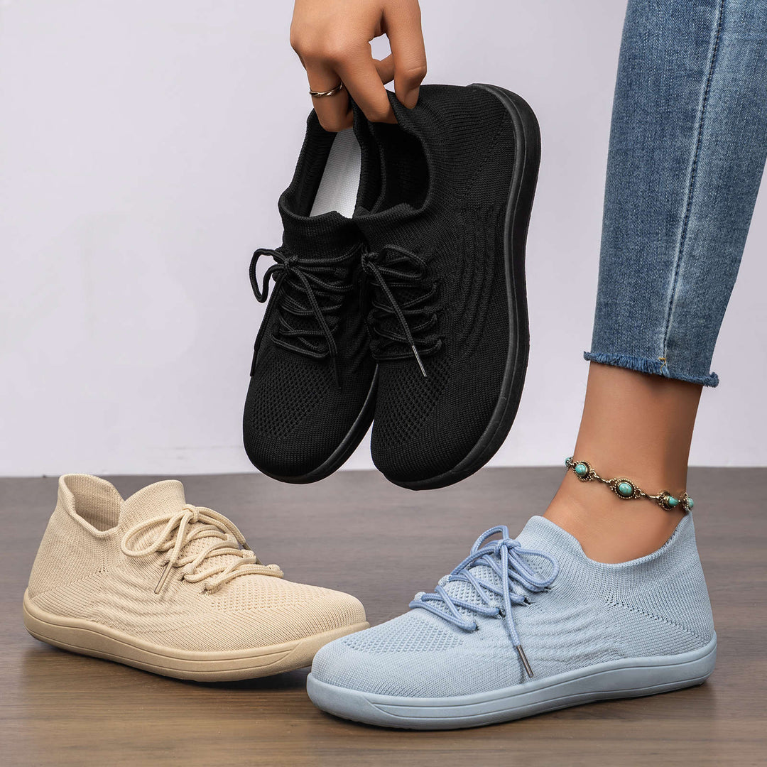Damen nan ultraleichter Everyday-Stricktrainer mit sockenähnlichem Einstieg und orthopädischer Memory-Zwischensohle Shop Nory