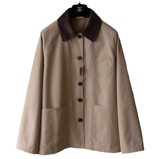 Damen Modische Übergangsjacke mit weichem Kragen Shop Nory