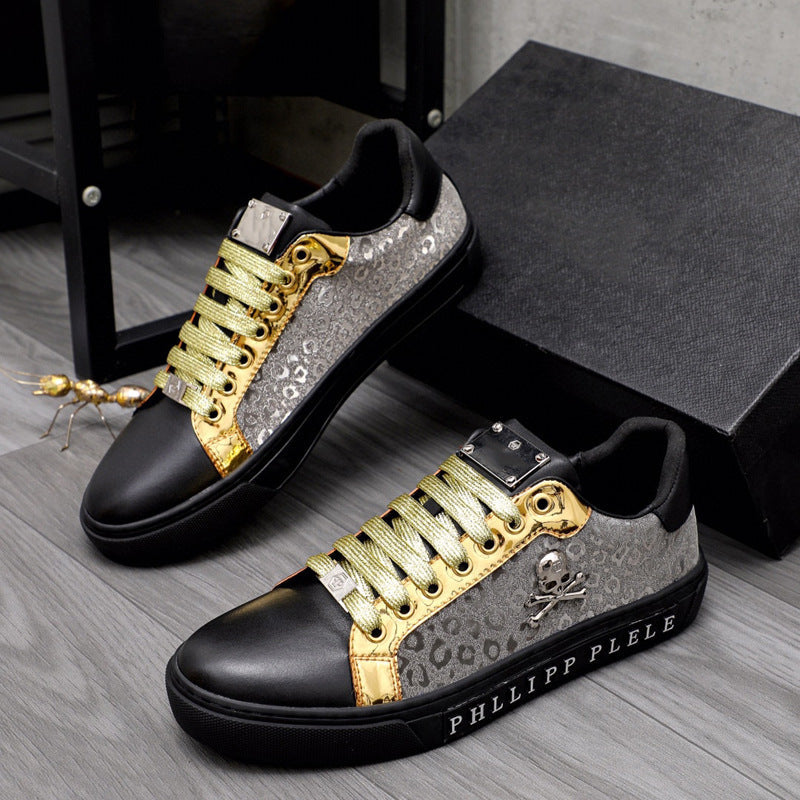 Damen Sneaker aus hochwertigem Material mit modischem Glanz-Detail und rutschfester Sohle Shopnory