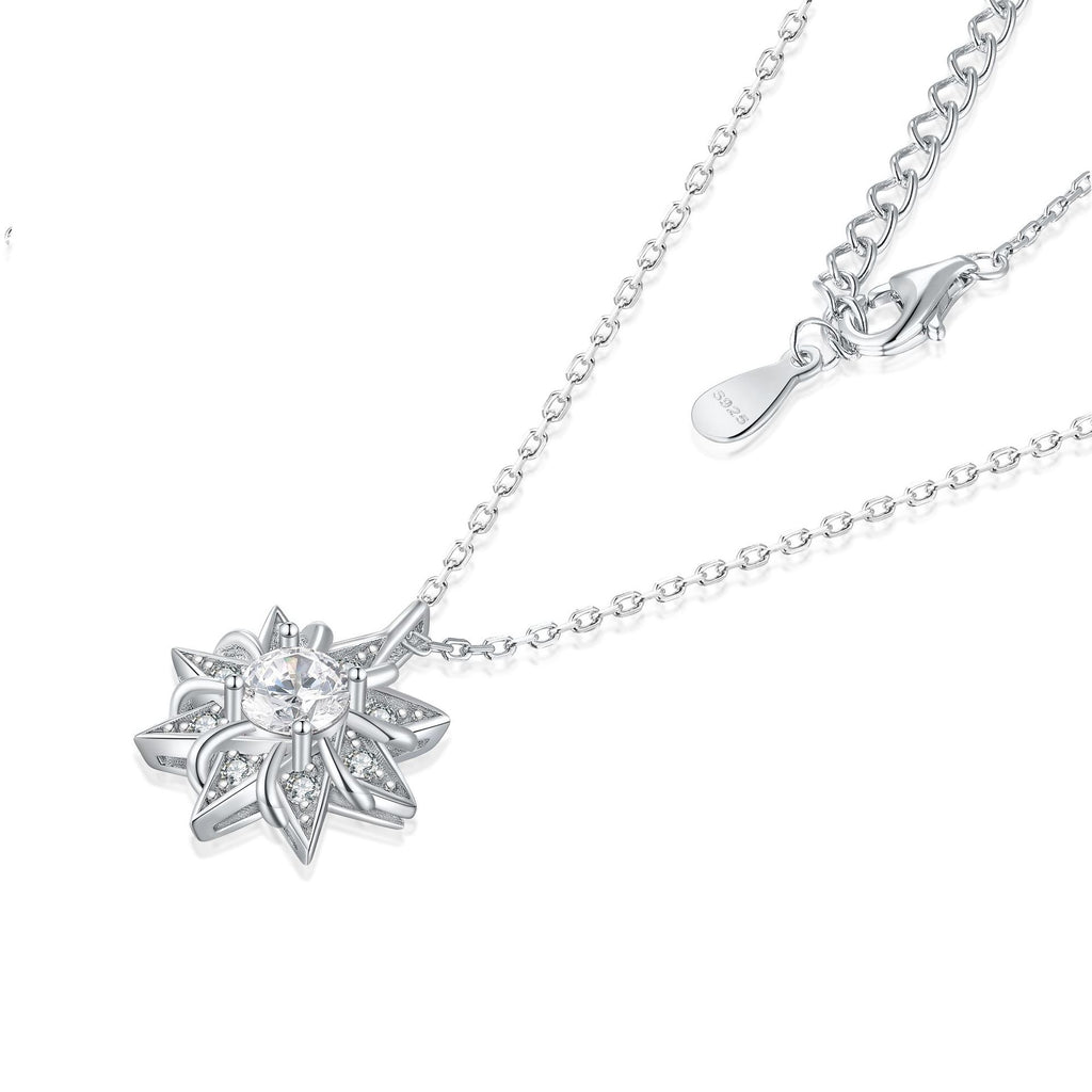 Damen Anhänger mit elegantem Sternen-Design und funkelndem Kristall Shop Nory