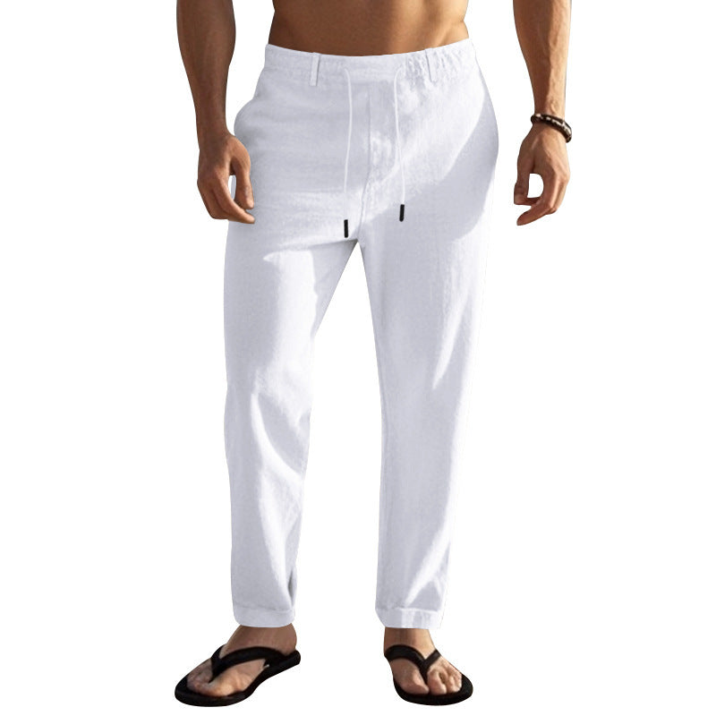 Herren Bequeme Strandhose mit elastischem Bund und praktischen Seitentaschen Shopnory