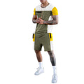 Herren Sportliches Freizeit-Set mit atmungsaktivem Design und praktischen Taschen