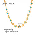 Damen Kette mit zarten Blumenelementen und hochwertiger Edelstahlverarbeitung Shop Nory