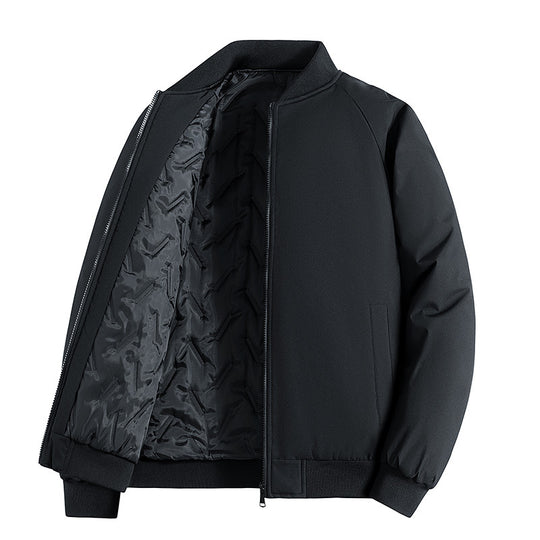 Herren Minimalistische Tech-Bomberjacke mit thermoisolierter Stepp-Innenlage und verdecktem Reißverschluss Shop Nory