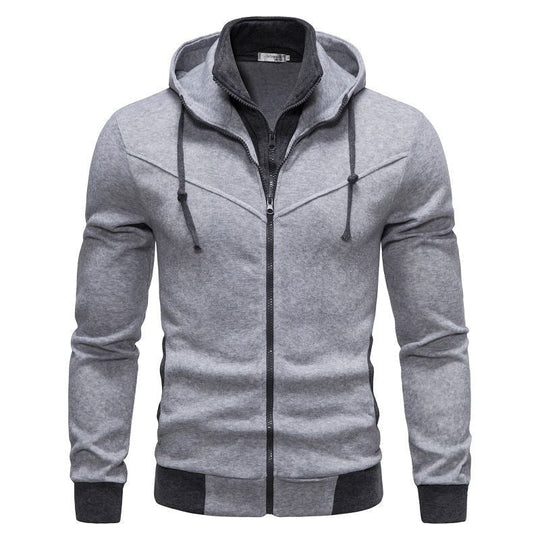 Herren sportliche Kapuzenjacke mit modernem Schnitt und praktischen Reißverschlusstaschen