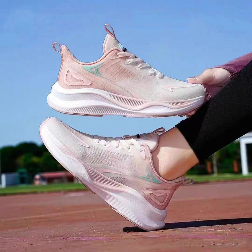 Damen Leichte und atmungsaktive Fitness-Sneaker mit flexibler Dämpfungstechnologie Shopnory