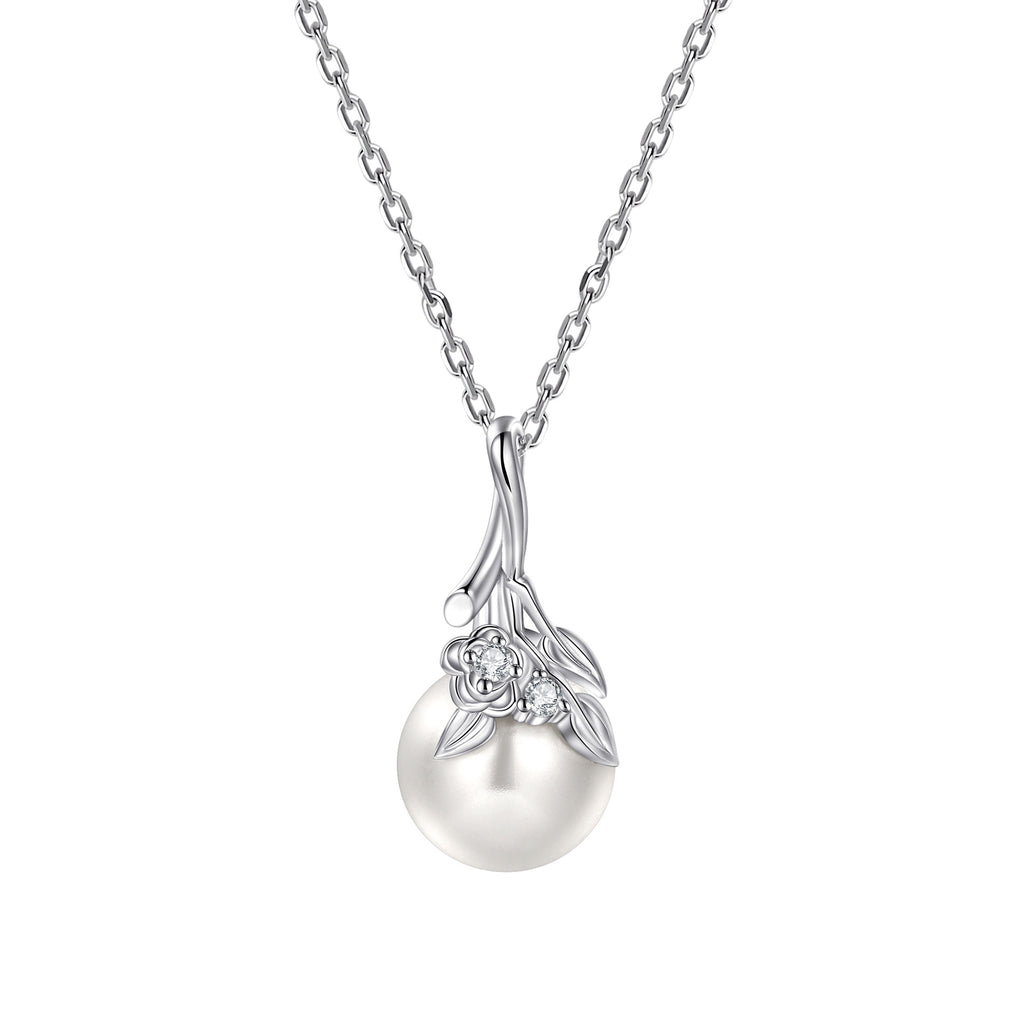 Damen Halskette mit funkelndem Kristallmotiv Shop Nory