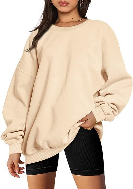 Damen nan Oversize-Sweater mit tiefem Schulterfall und gerippten Bündchen Shop Nory