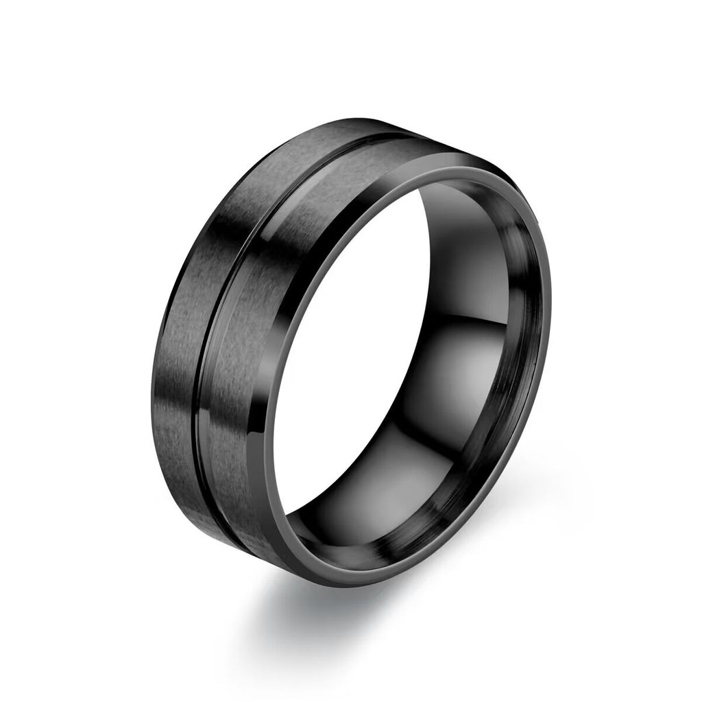Herren Ring mit modernem und stilvollem Design aus hochwertigem Edelstahl Shop Nory