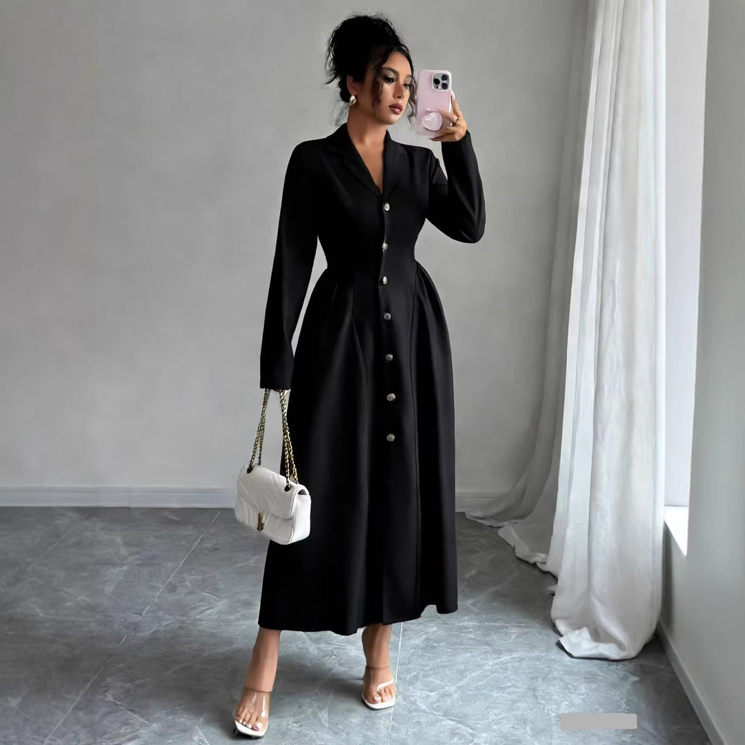 Damen Elegantes Midikleid im Blazerstil mit taillierter Schnittführung Shop Nory