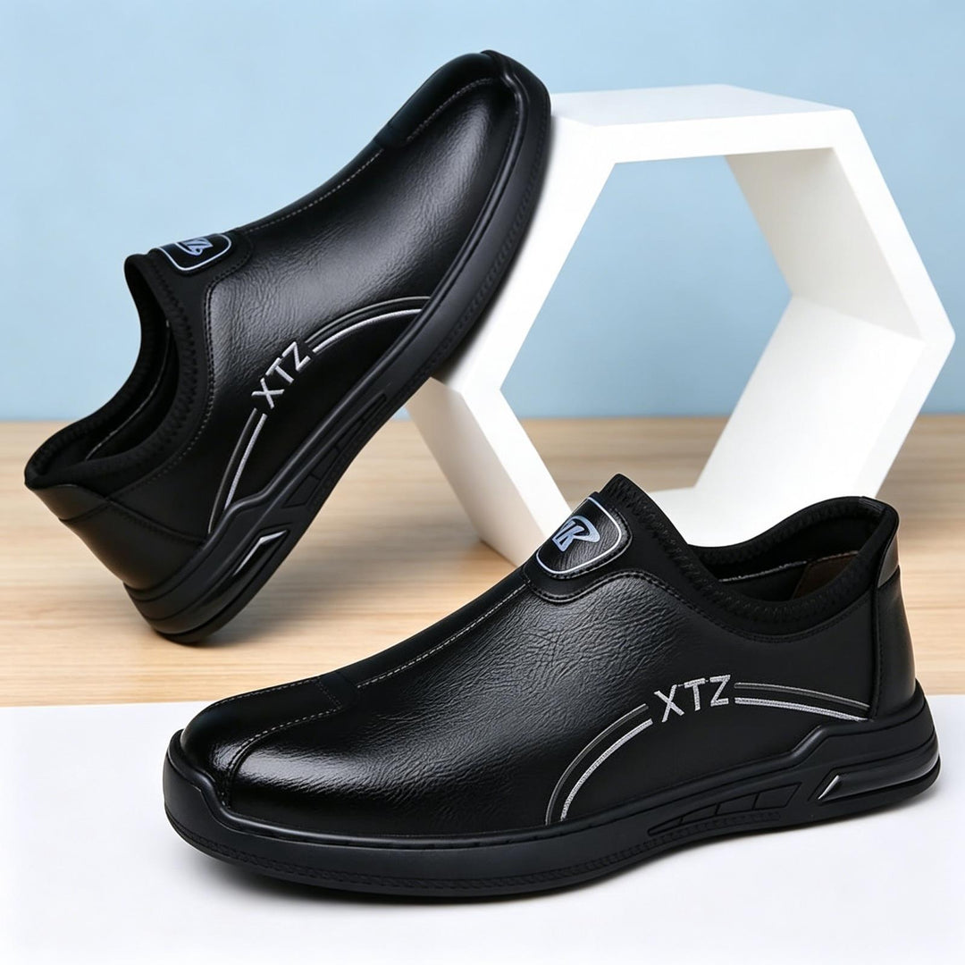 Herren Bequeme Slip-On Ledersneaker Shop Nory