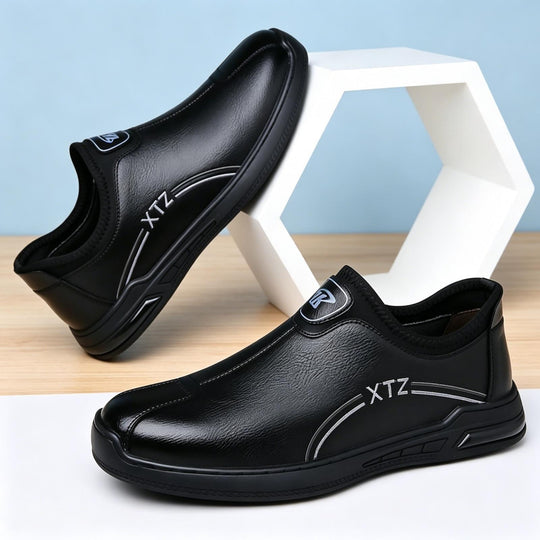 Herren Bequeme Slip-On Ledersneaker Shop Nory