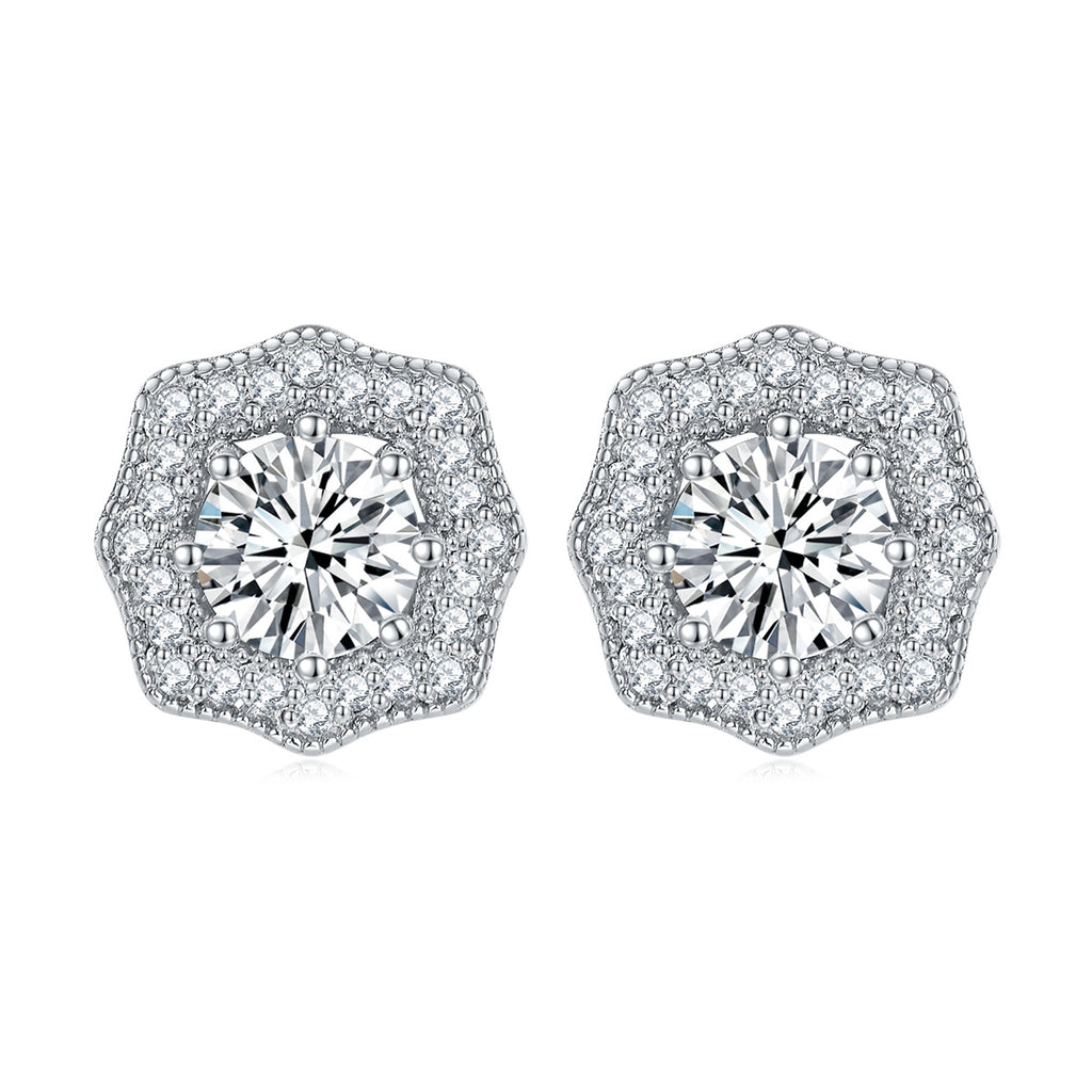 Damen Ohrringe mit stilvollem Schmetterlingsdesign und funkelndem Zirkonia-Besatz Shop Nory