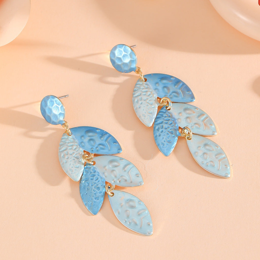 Damen Ohrstecker im floralen Design aus hochwertigem Metall Shop Nory