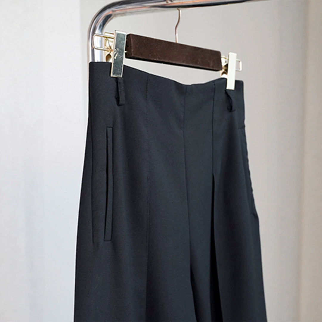 Damen Elegante und weite Stoffhose Shop Nory