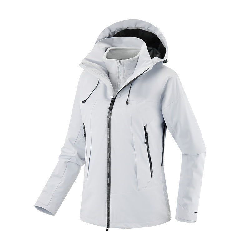 Damen Wetterfeste Urban-Trekkingjacke mit Thermo-Fleece-Inlay und verschweißten Reißverschlüssen Shop Nory