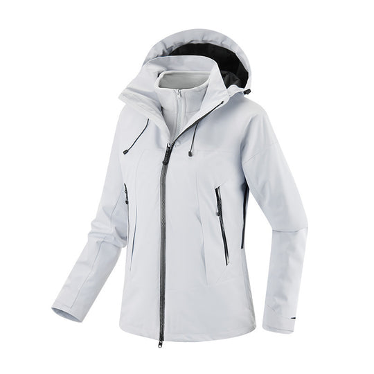 Damen Wetterfeste Urban-Trekkingjacke mit Thermo-Fleece-Inlay und verschweißten Reißverschlüssen Shop Nory