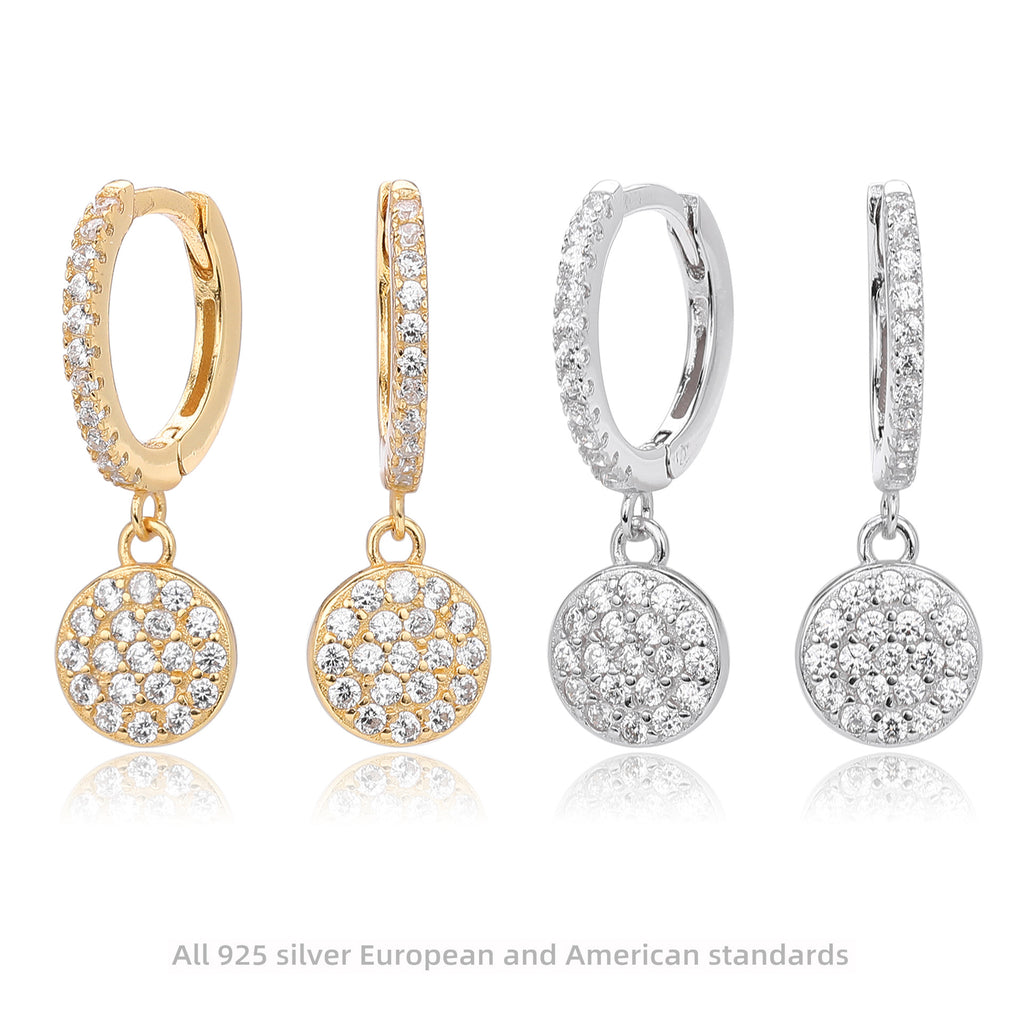 Damen Ohrringe mit funkelndem Zirkonbesatz und elegantem Design Shop Nory