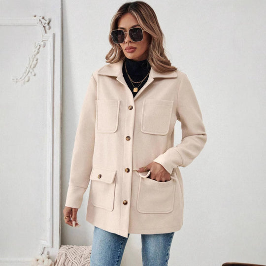 Damen Modische Utility-Jacke