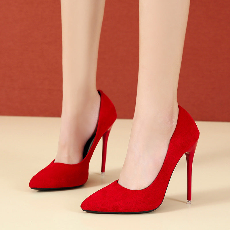 Damen High Heels mit elegantem stiletto Absatz und weichem Obermaterial Shopnory