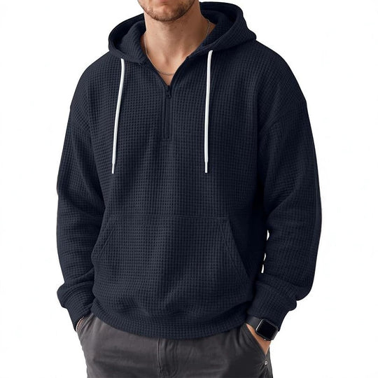 Herren Bequemer Kapuzenpullover mit Reißverschluss Shop Nory
