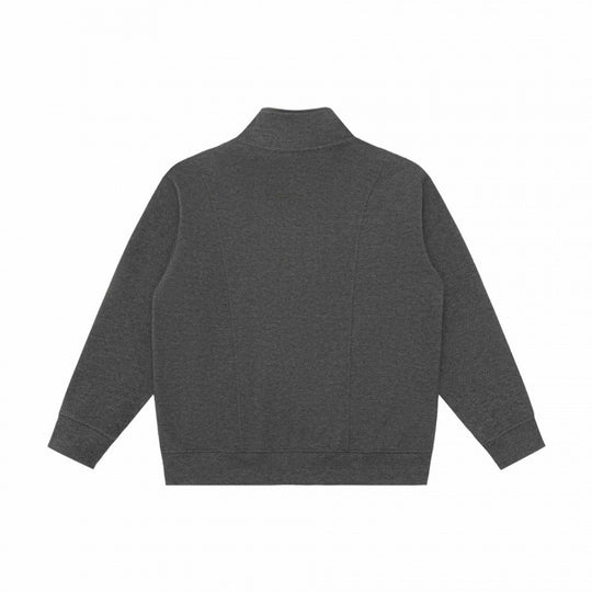 Unisex Boxy-Fleece-Zipjacke mit Stehkragen und Eingrifftaschen Shop Nory
