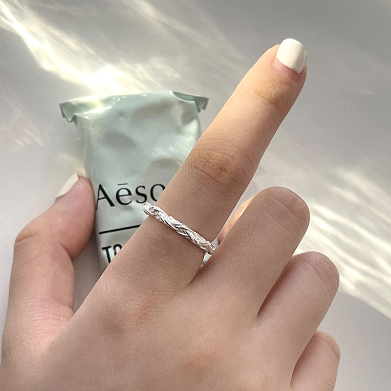 Damen Offener Geflochtener Ring Shop Nory