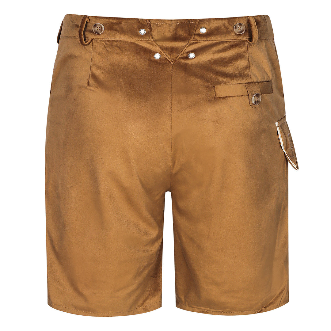 Herren nan kurze Trachtenhose mit besticktem Hosenlatz und Komfortbund Shop Nory